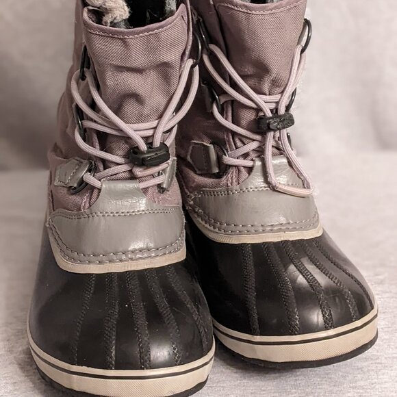 Sorel Winter Snow Boots Size 5 - Grey - Picture 2 of 5